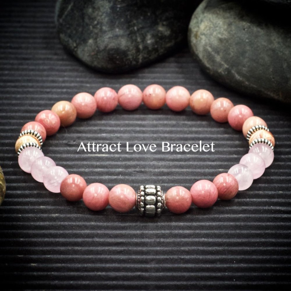 Attract Love Intention Bracelet | Beaded Bracelet | Handmade to Order